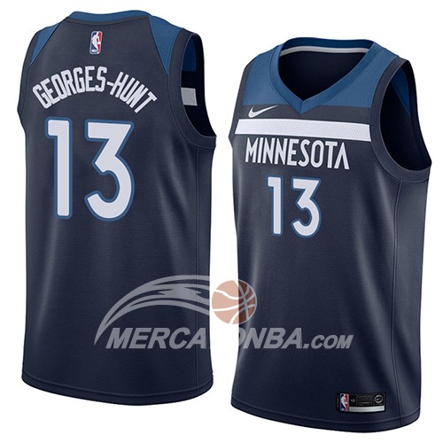 Maglia NBA Minnesota Timberwolves Marcus Georges-hunt Icon 2018 Blu